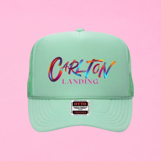Carlton Landing Mint Trucker Hat