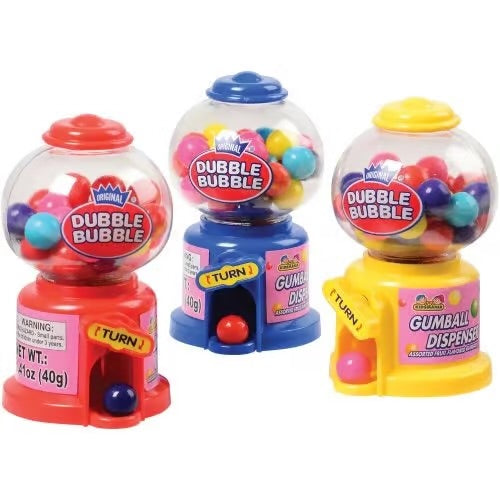 Double Bubble Mini Gumball Machines