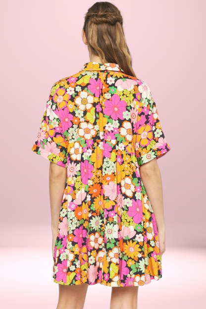 Ditzy Floral Pocket Dress