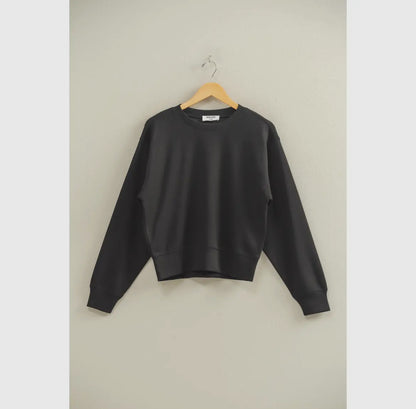 Classic Crew Long Sleeve Pullover Top