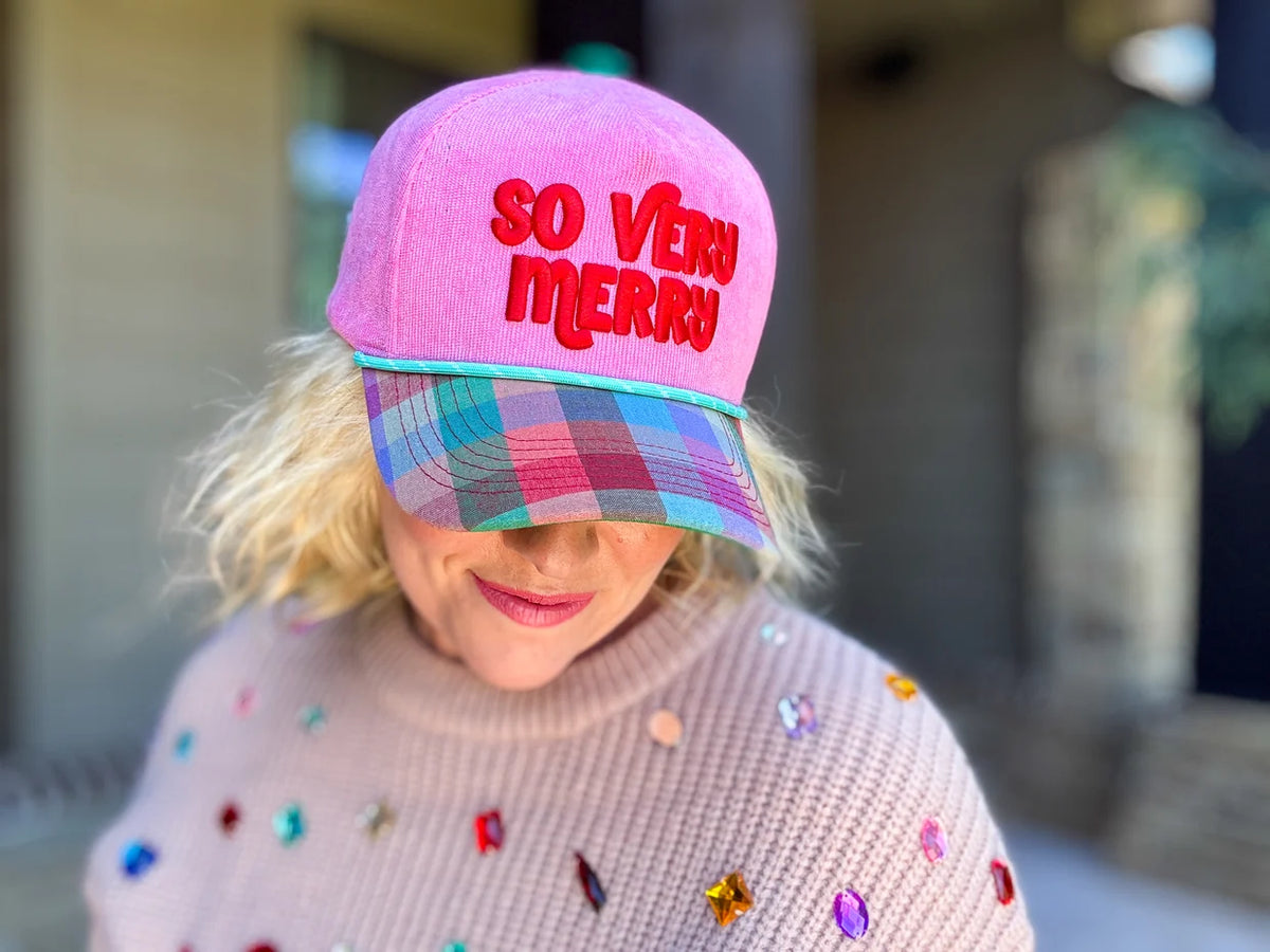 So Very Merry Plaid Hat