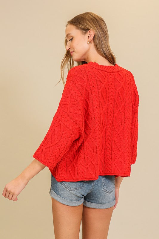 The Cable Cozy Sweater