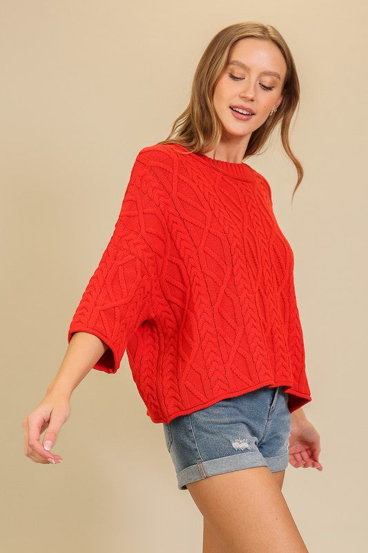 The Cable Cozy Sweater