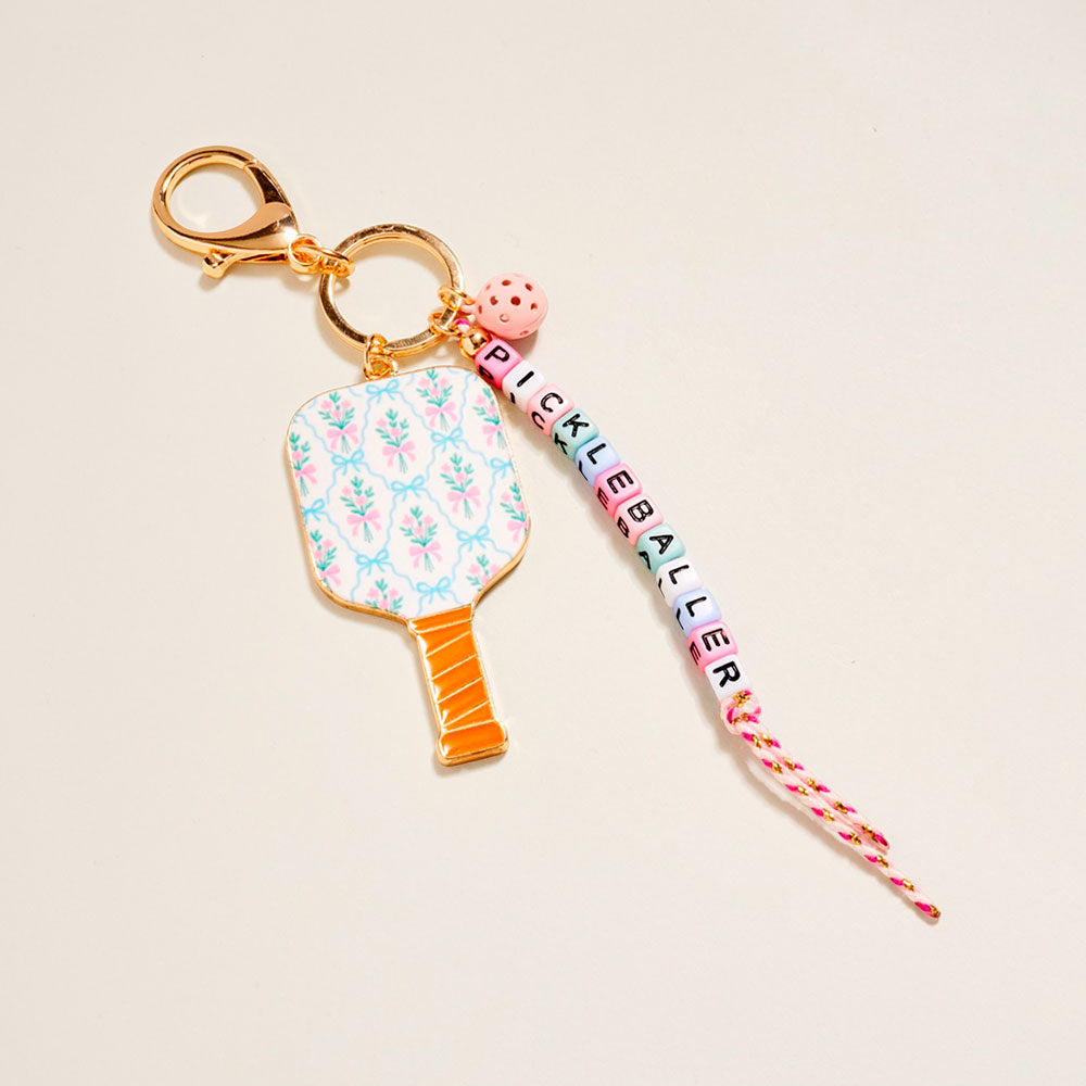 Pickleball Paddle Keychain Bag Charm - Milo & Lily Boutique