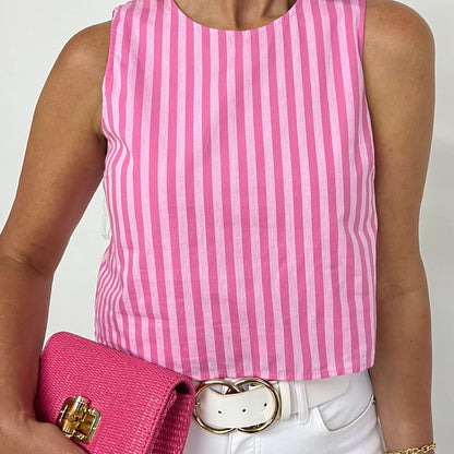 Barbie Boardwalk Back Button Tank