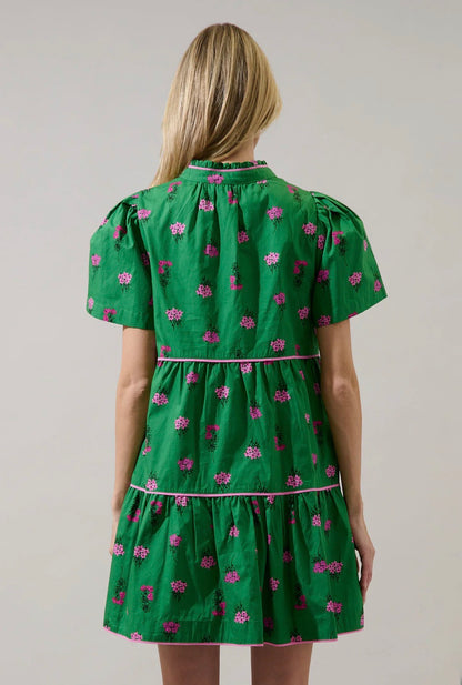 Candace Tiered Mini Dress Vivy Floral - Milo & Lily Boutique