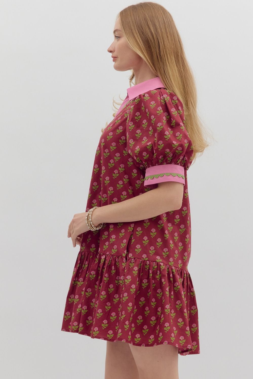 Bloom-drop Mini Dress