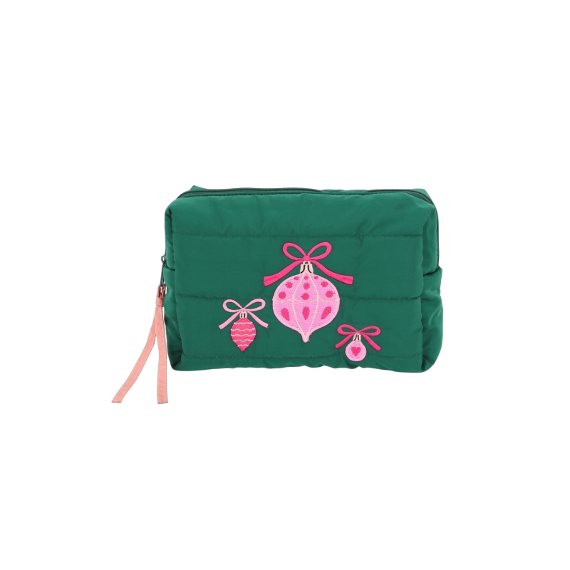 The Ornament Edit Quilted Cosmetic Bag 🎀🎄