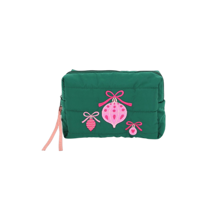 The Ornament Edit Quilted Cosmetic Bag 🎀🎄