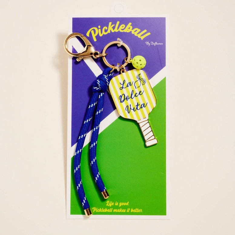 Pickleball Paddle Keychain Bag Charm - Milo & Lily Boutique