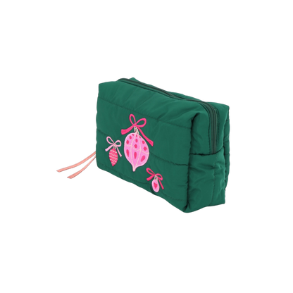 The Ornament Edit Quilted Cosmetic Bag 🎀🎄