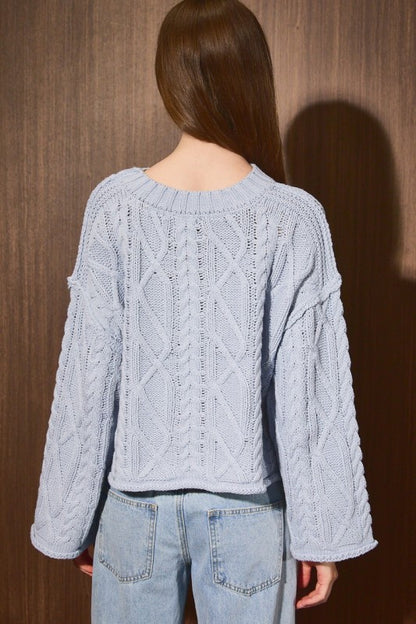 Bluebird Cable Knit Sweater