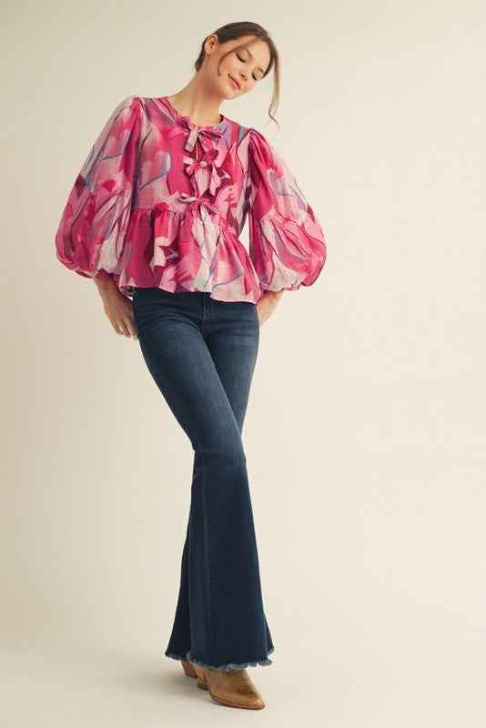 The Petal Swirl Blouse