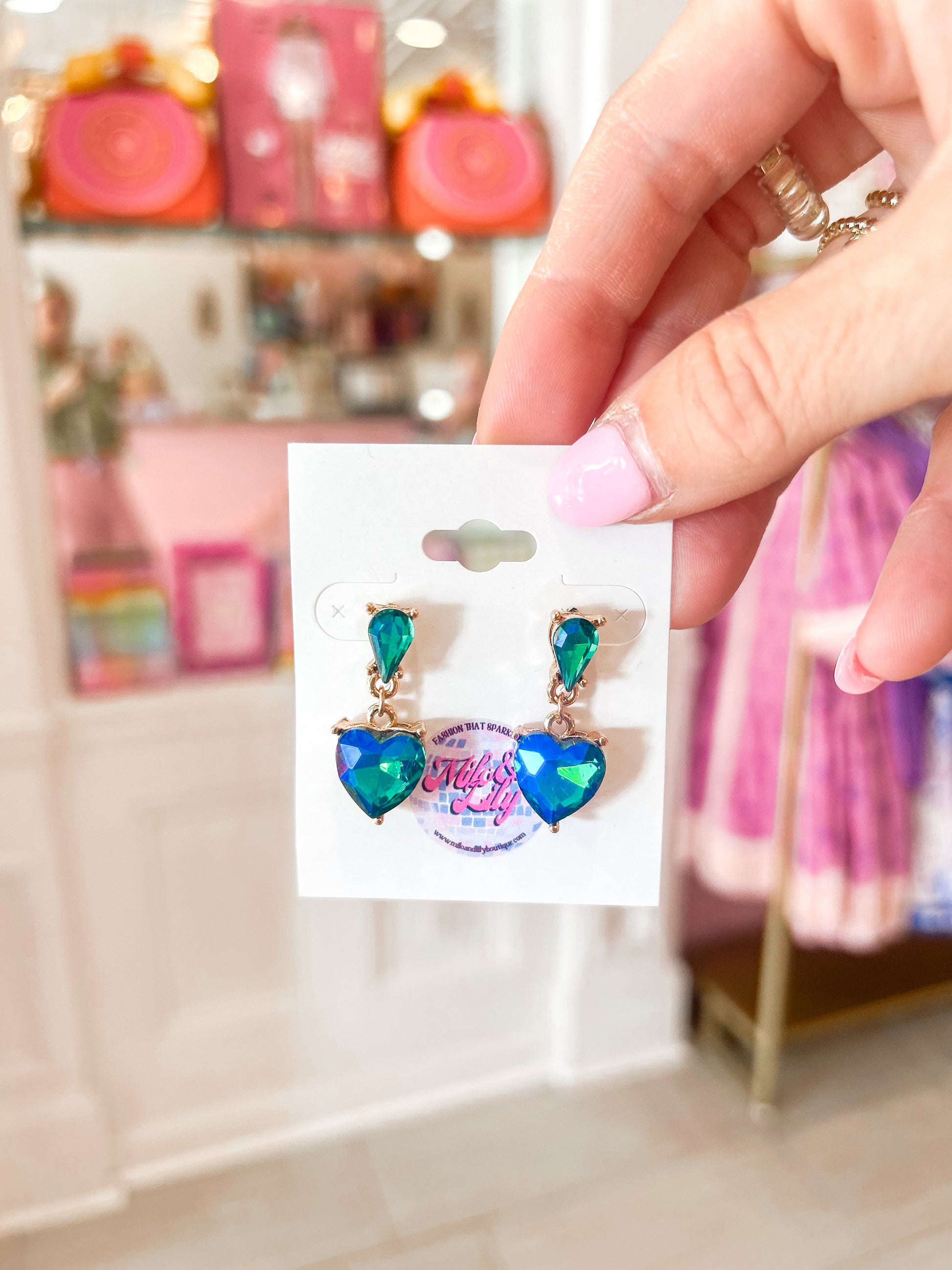 Mermaid Aura Drop Earrings - Milo & Lily Boutique