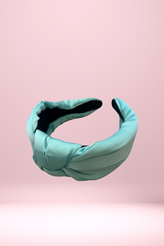 Puffy Twist Headband – Sky Blue or Fuchsia