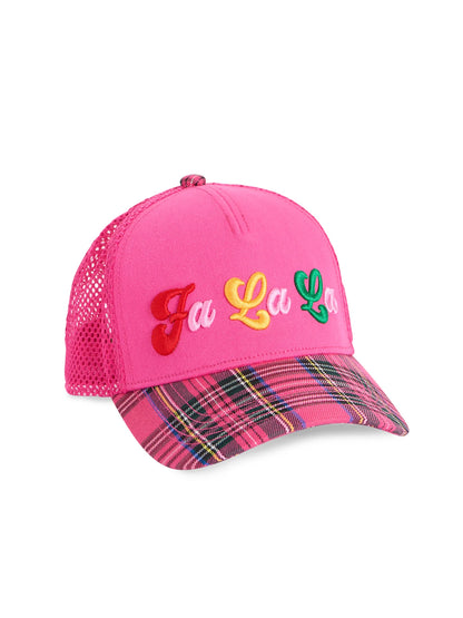 Pink “Fa La La" Trucker Hat