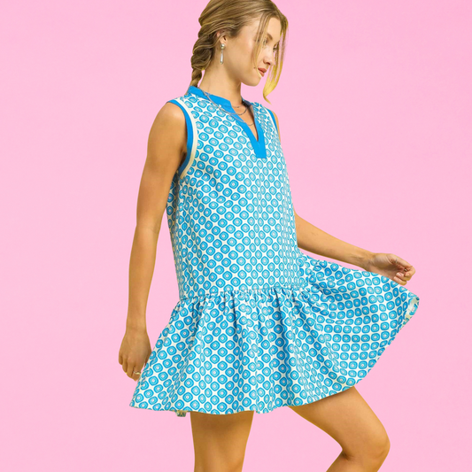 The Jet Setter Geo Dress