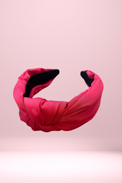 Puffy Twist Headband – Sky Blue or Fuchsia
