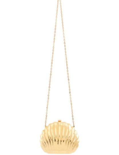 Gold By the Sea Shell HandBag