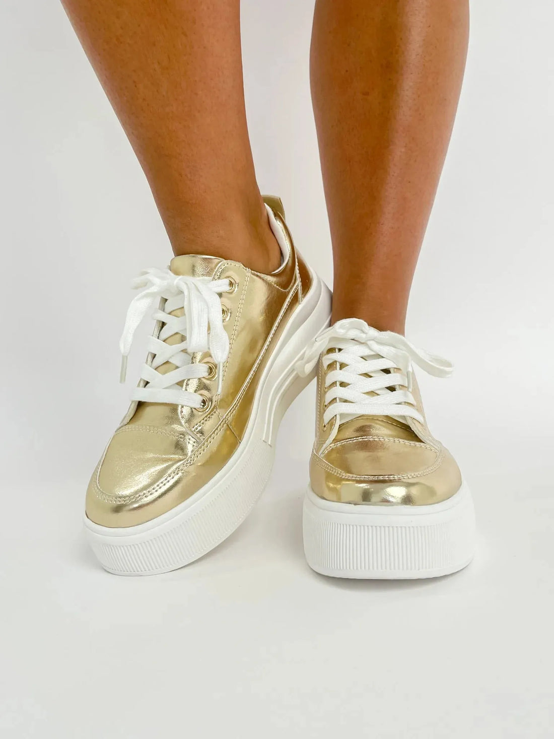 Metallic Muse Platform Sneakers ✨