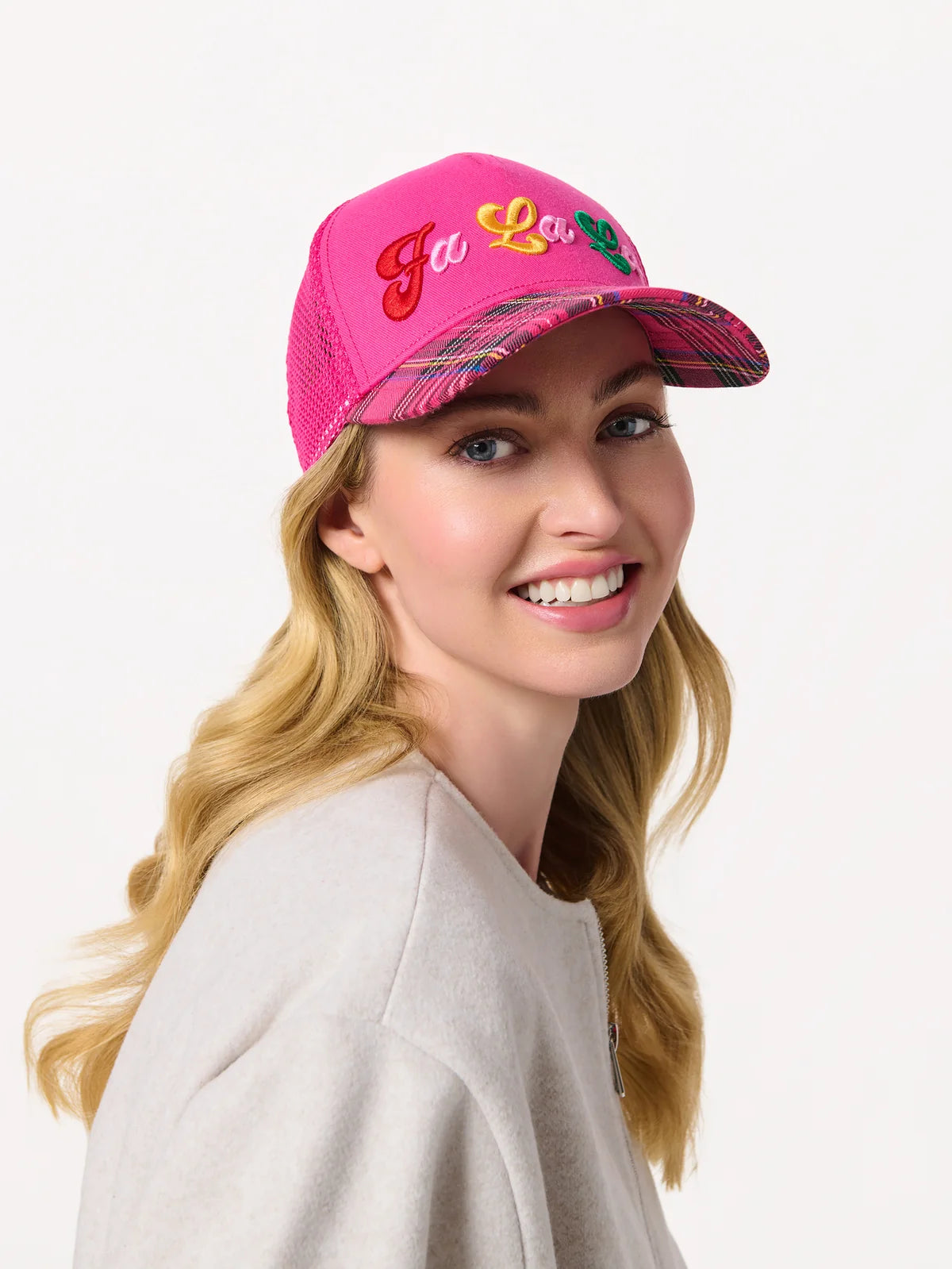 Pink “Fa La La" Trucker Hat