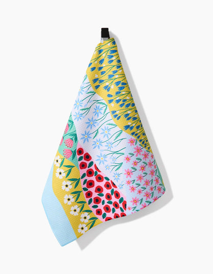 Spring Fields Geometry Kitchen Tea Towel