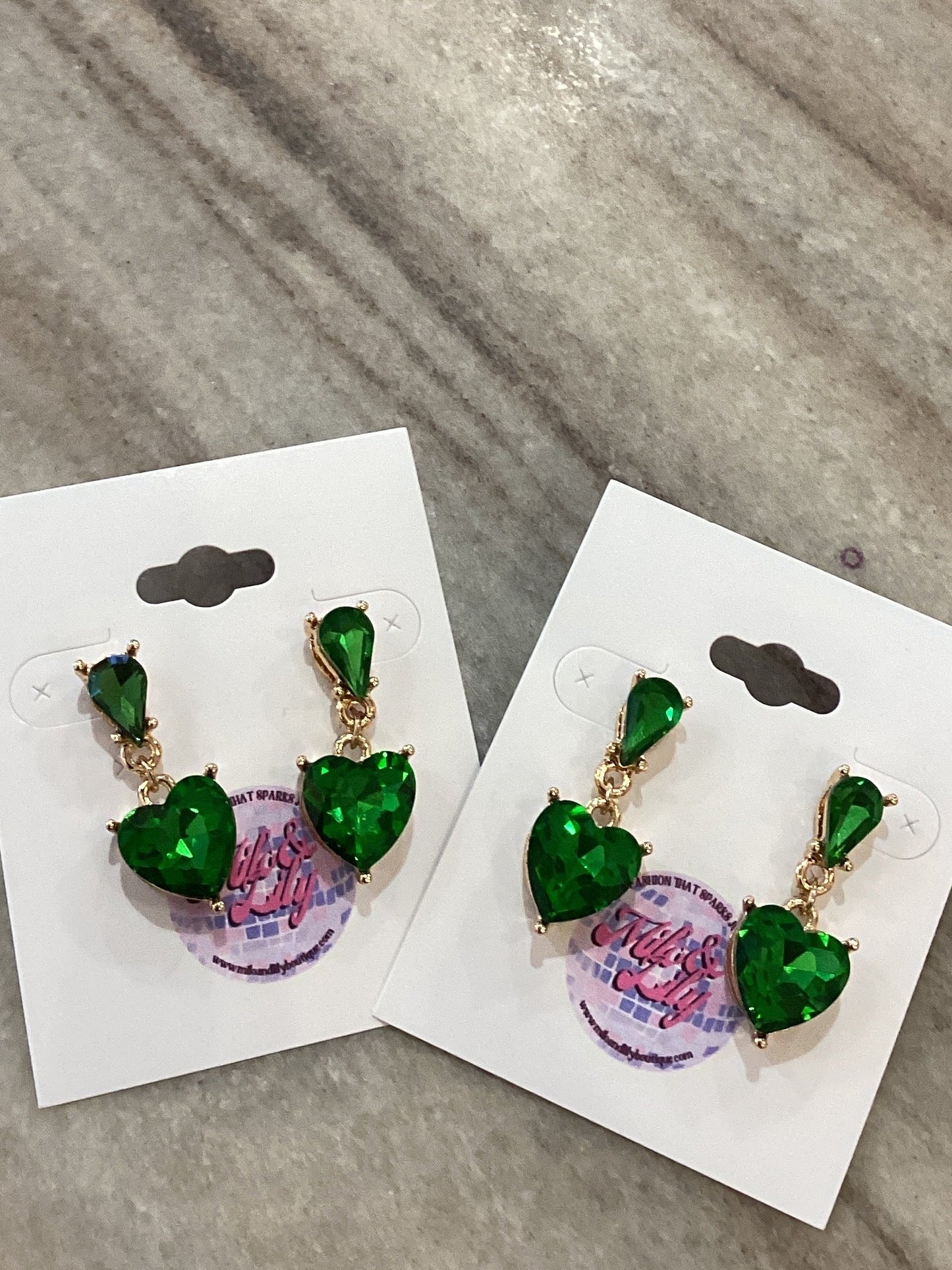 Emerald Envy Statement Earrings
