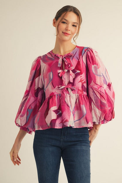 The Petal Swirl Blouse