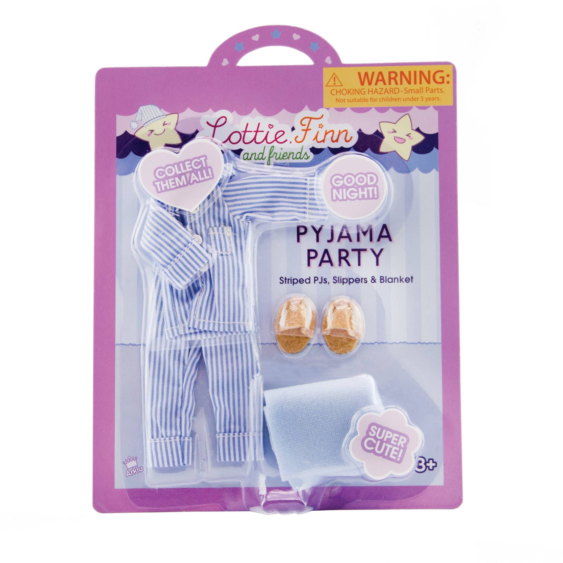 Pyjama Party - Kids Fashion Doll Outfit (Ages 4 - 9) - Milo & Lily Boutique