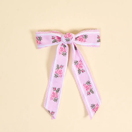 Heirloom Rosette Hair Bow - Milo & Lily Boutique