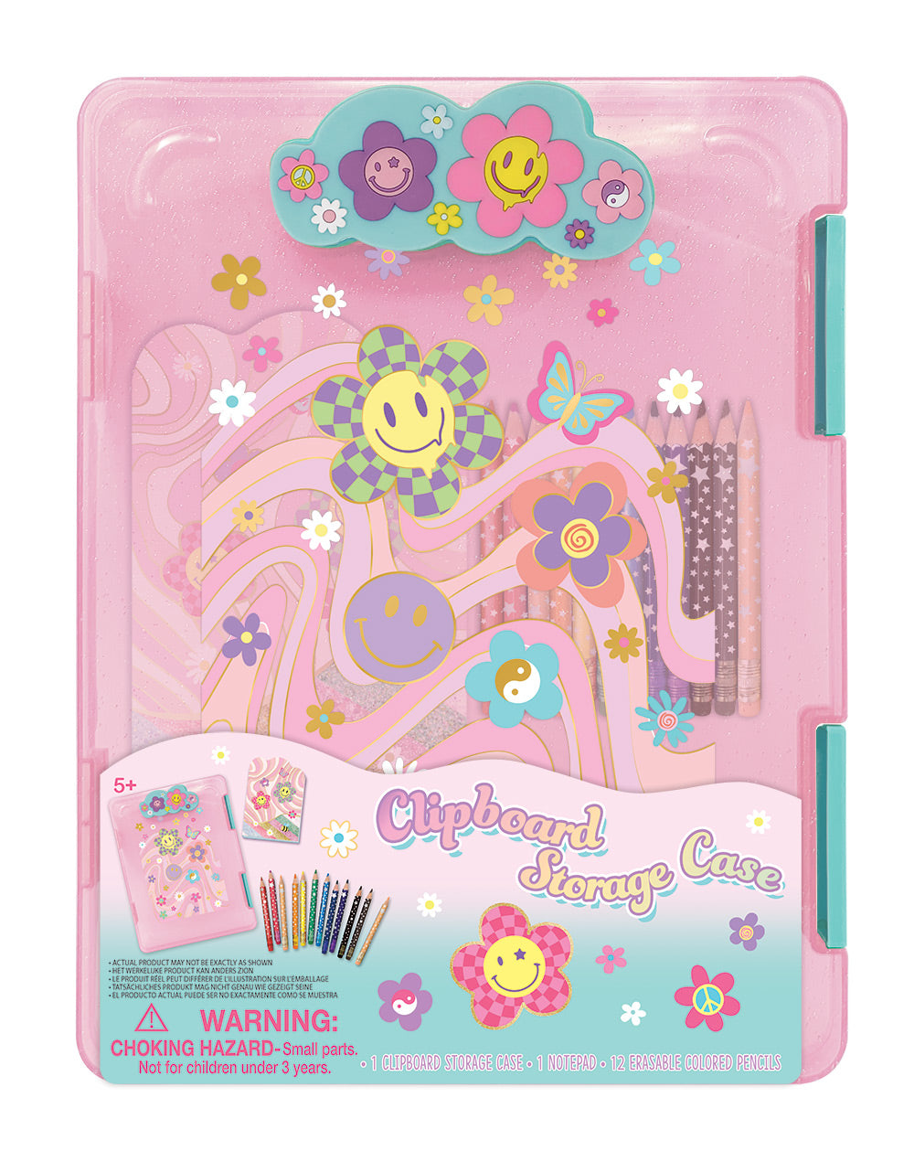 Clipboard Storage Case | Groovy Flower