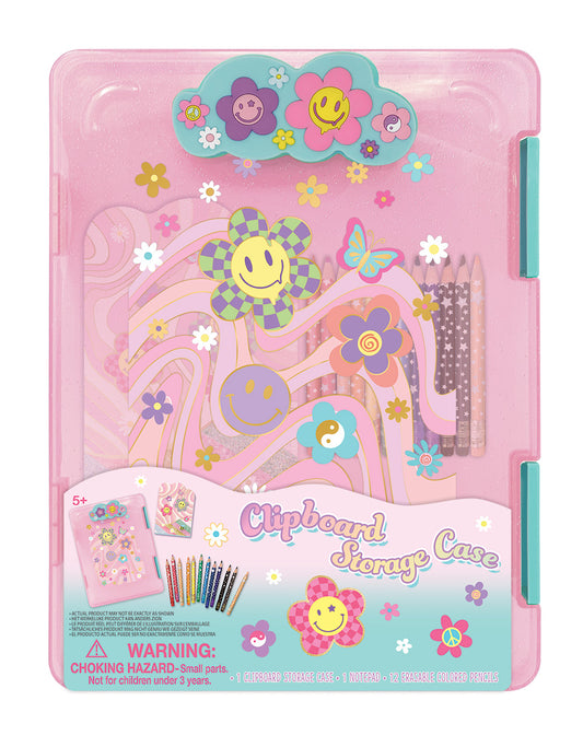 Clipboard Storage Case | Groovy Flower - Milo & Lily Boutique