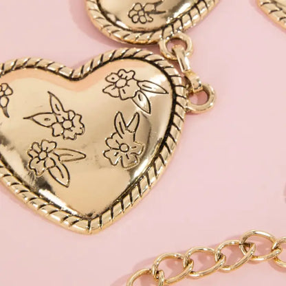 Heart of Gold Statement Belt