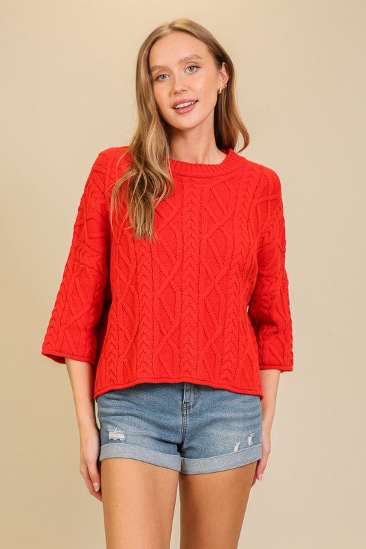 The Cable Cozy Sweater