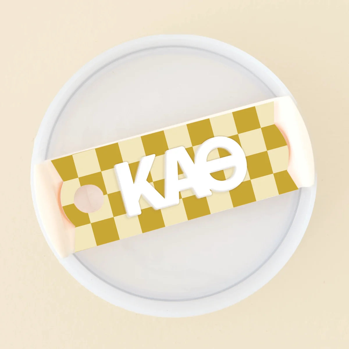 Sorority Tumbler Lid Tag