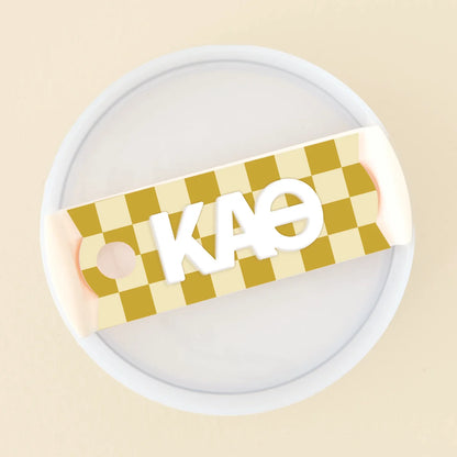 Sorority Tumbler Lid Tag