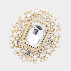 The Pearl Radiance Brooch - Milo & Lily Boutique