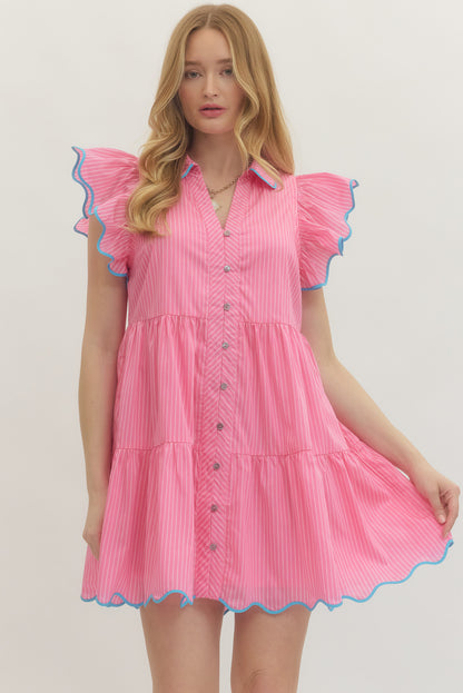 The Cotton Candy Flutter Dress - Milo & Lily Boutique
