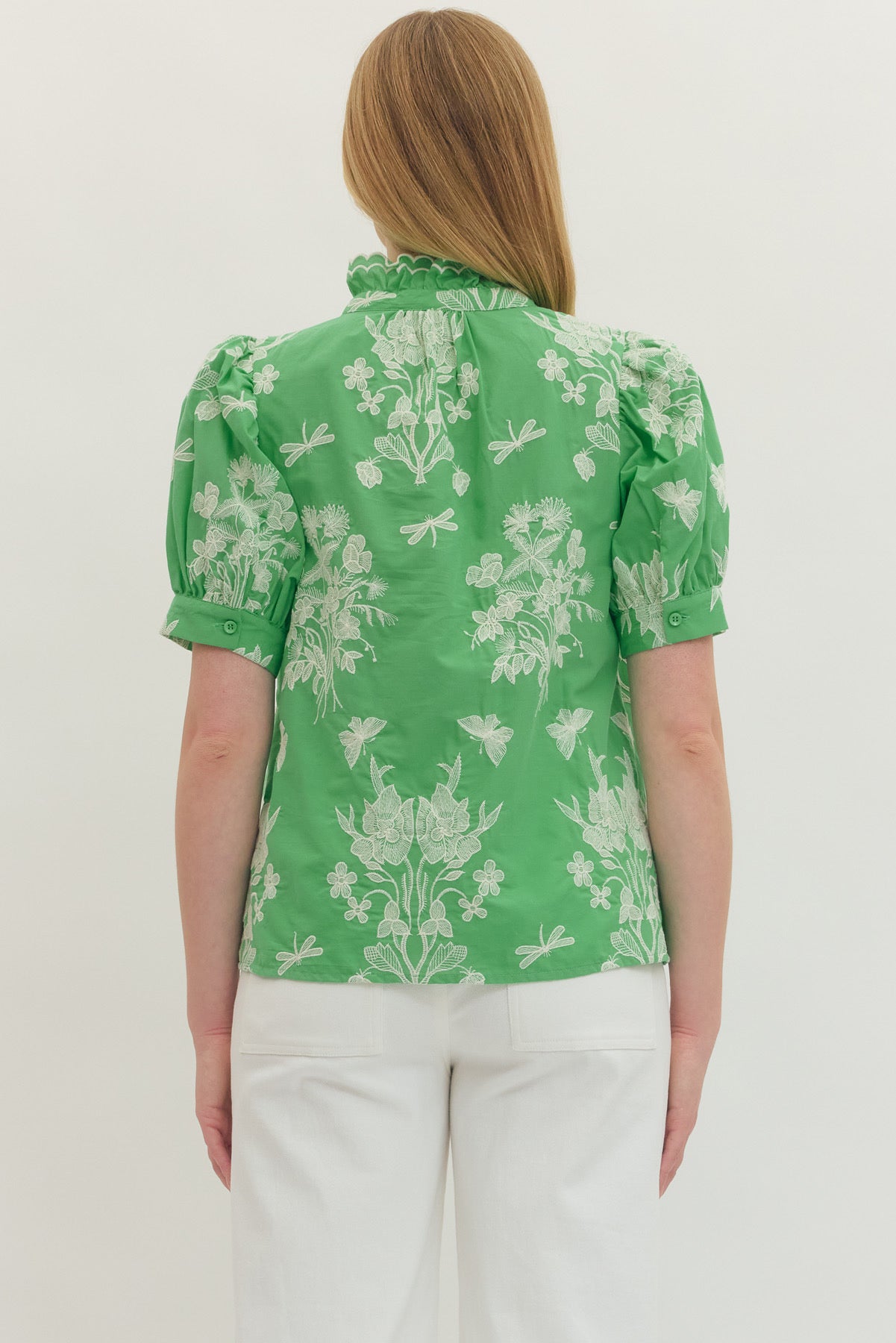 The Greenhouse Romance Blouse - Milo & Lily Boutique