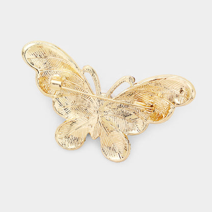 Butterfly Pearl Brooch - Milo & Lily Boutique