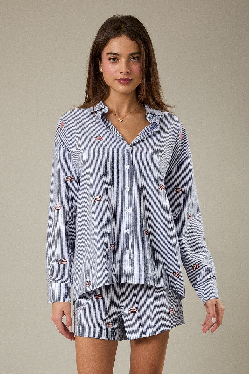 American Girl Seersucker Set
