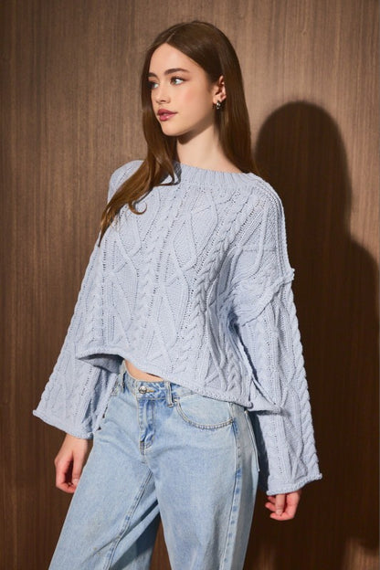 Bluebird Cable Knit Sweater