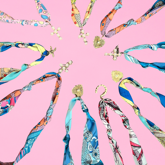 Scarf Charm Necklace : Multiple Options