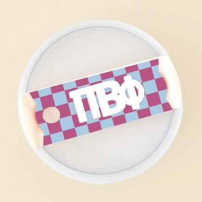 Sorority Tumbler Lid Tag
