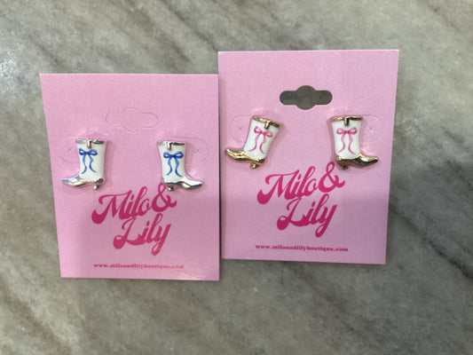 Kickin’ Cute Cowboy Boot Earrings - Milo & Lily Boutique
