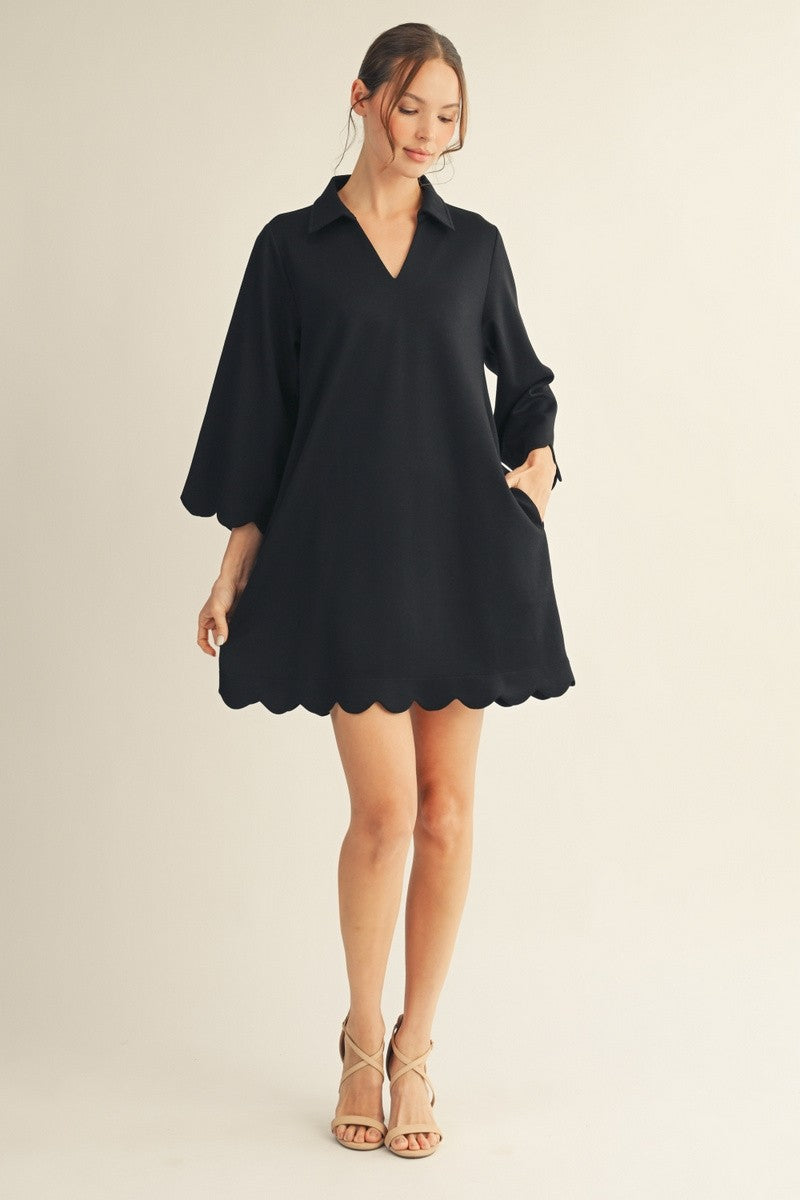 The Jackie Scallop Dress