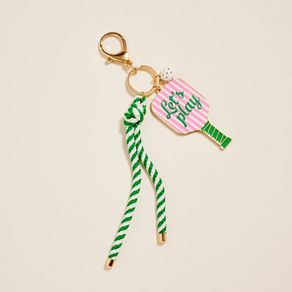Pickleball Paddle Keychain Bag Charm - Milo & Lily Boutique