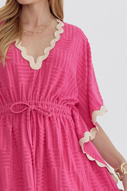The Boardwalk Textured Terry Cloth Coverup