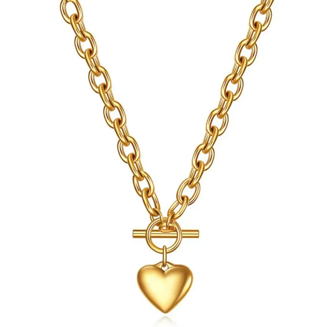 The Golden Heart Toggle Necklace ✨ - Milo & Lily Boutique