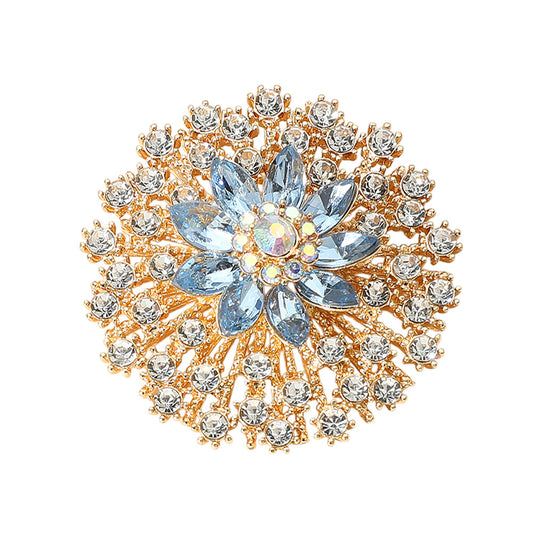 The Crystal Starburst Brooch - Milo & Lily Boutique